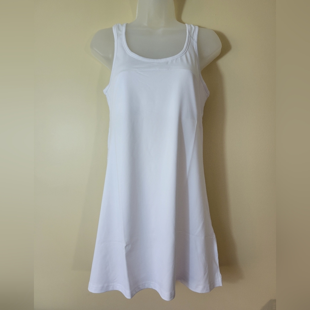 White Tennis dress by SSI  Women’s Team WHITE Amy BRA Dress sz XS   NEW